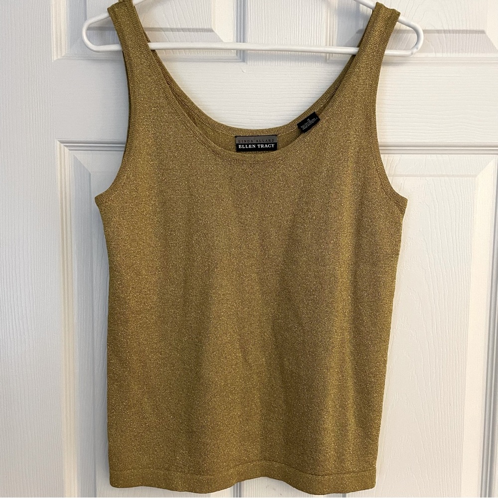 Ellen Tracy gold top